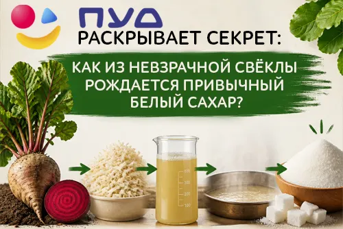 Как невзрачная свёкла превращается в белый сахар?